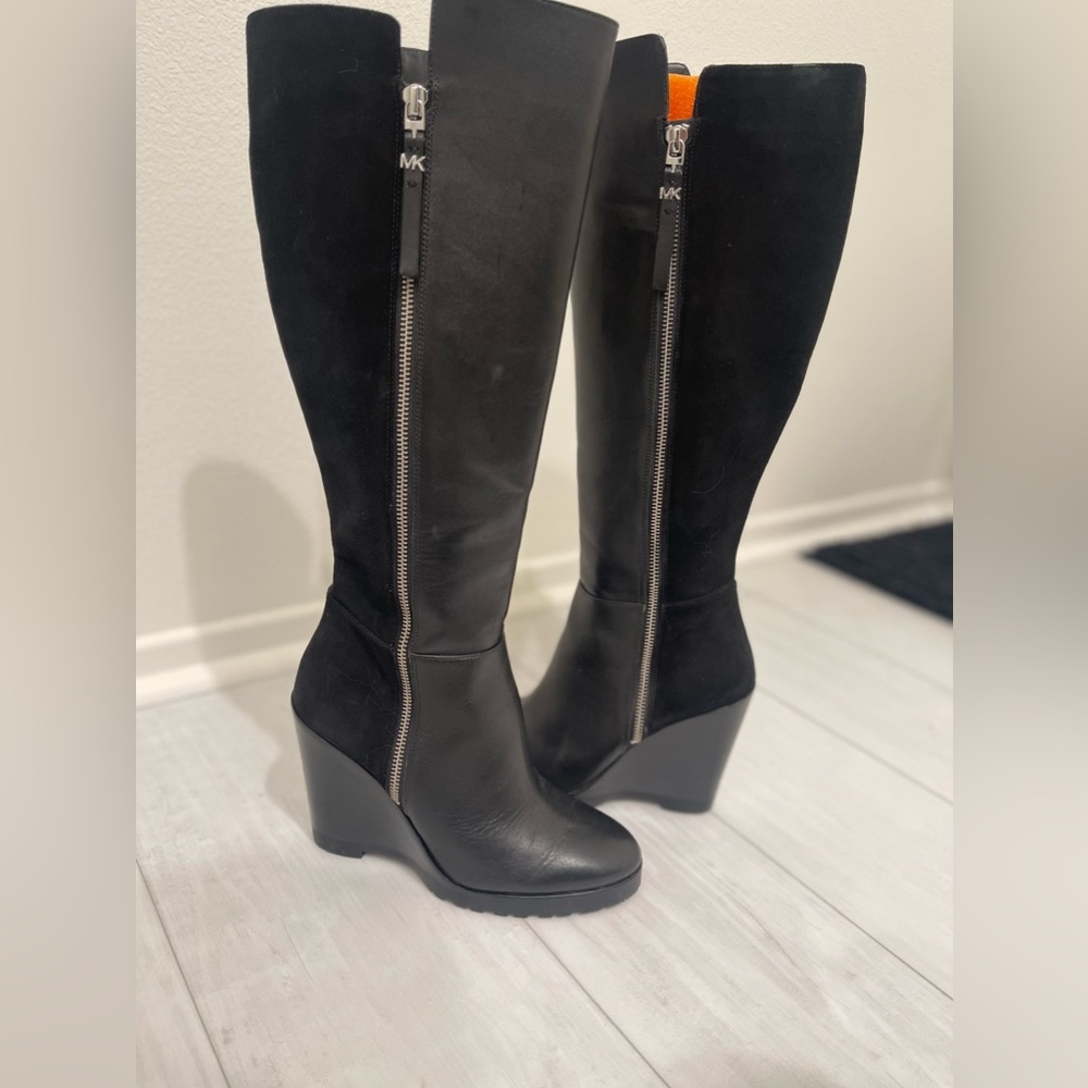 Michael Kors Clara Women's Wedge Boots 8